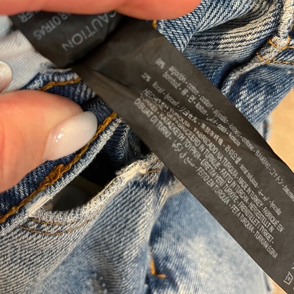 Zara Denim Shorts Size 8 - Picture 8 of 8